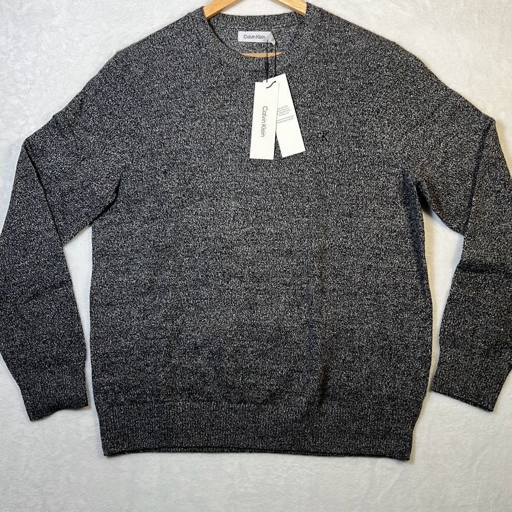 Calvin Klein Men's Merino Wool Blend‎ Crewneck Sweater-Medium-NWT